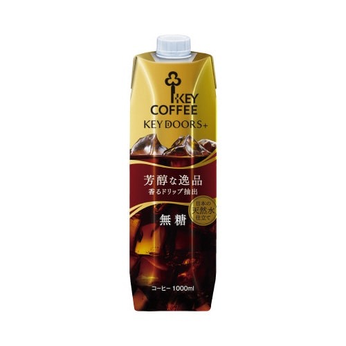 天然水アイスコーヒー　無糖　１０００ｍｌ　６本画像