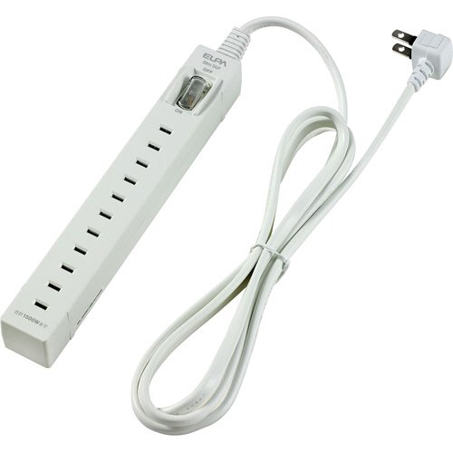 ﾌﾘｰ挿し込み式ｽﾘﾑﾀｯﾌﾟ(集中ｽｲｯﾁ付) 5個口 1.5m 1個画像