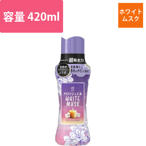 レノア　アロマジュエル　ホワイトムスクの香り　本体　420mL　1本画像
