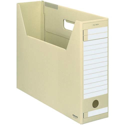 ファイルボックス　Ｄタイプ　Ｂ４横　黄　５個画像
