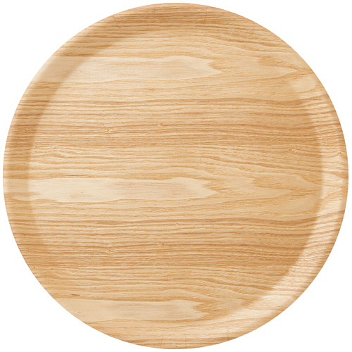 木製ﾄﾚｰ ﾉﾝｽﾘｯﾌﾟ 丸型･L 1枚画像