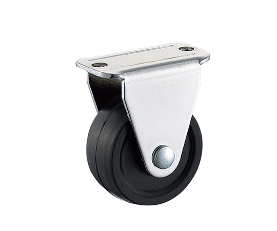 小型キャスター（固定型)　32mm　ゴム