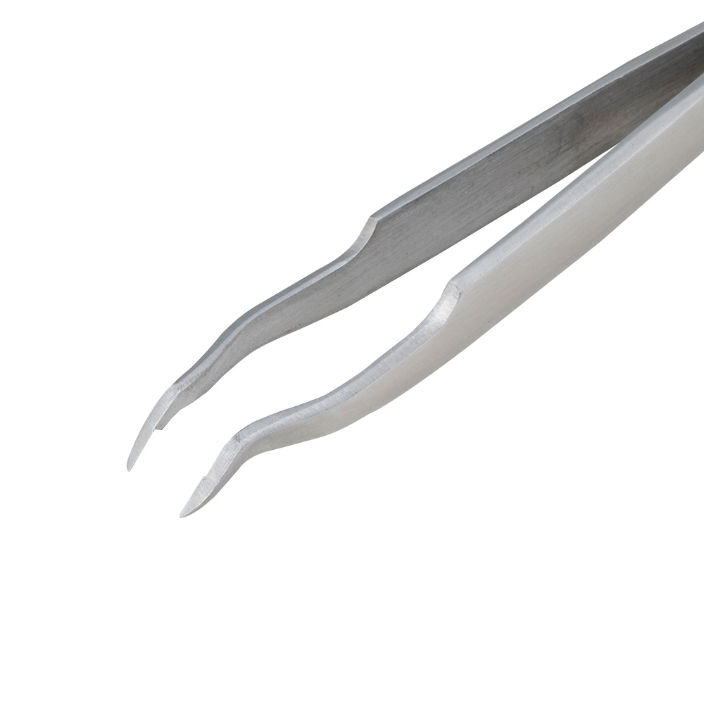 ミクロカッティングピンセット 110mm 4mm 45°画像