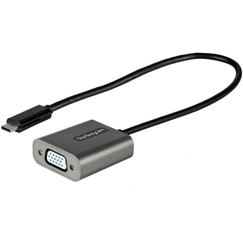 USB　C-VGA　変換アダプタ　1920×1200　ブラック　1個