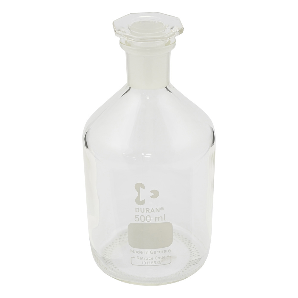 試薬瓶（栓付き）（デュラン(R)）　白　500mL画像