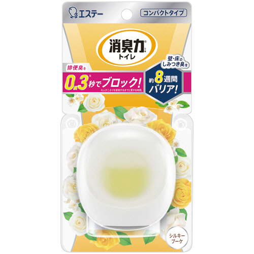 ﾄｲﾚの消臭力 ｺﾝﾊﾟｸﾄ ｼﾙｷｰﾌﾞｰｹ 本体 1個画像