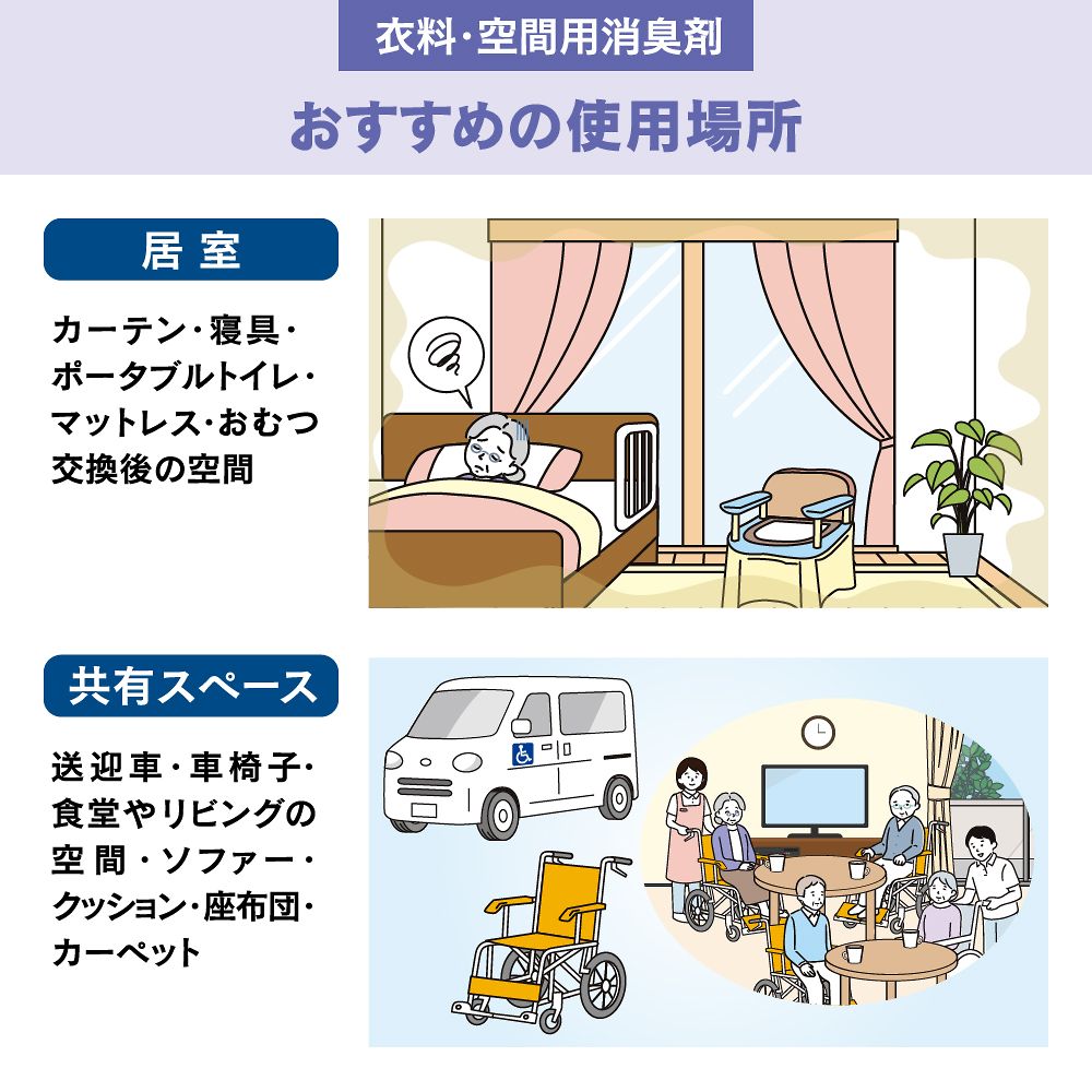 パワフル消臭ストロング 衣料・空間用消臭剤 1ケース（6個入） 正面から撮影された6個のパッケージが均一に並んでいる様子