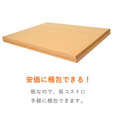 段ボールの隙間埋め、緩衝材、包装紙に