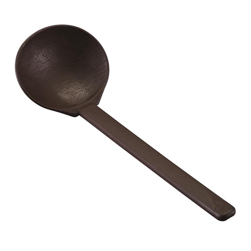 調理道具 PP田舎杓子 こげ茶画像