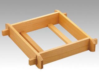 中華用品 木製 角セイロ 浅口(サワラ材) 36cm画像