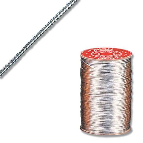 HEIKO 紐 贈答用紐 銀唐打 約1.2mm×100m 銀画像