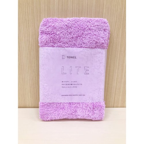 【訳アリアウトレット品！】DCLLITE ハーフバスタオル パープル 中村画像