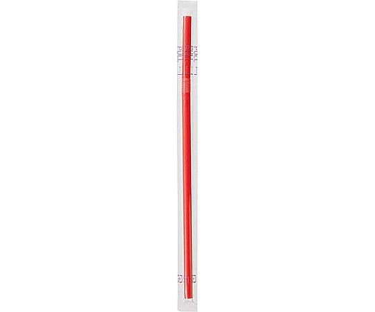 フレックスストロー レッド 袋入 500本入画像