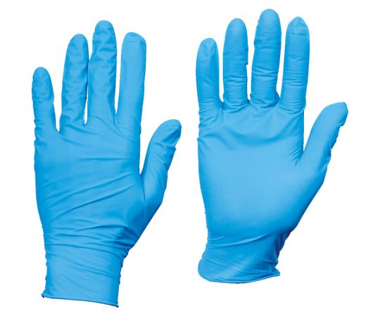 使い捨てニトリル手袋TGスタンダード 0.08粉無青L 100枚画像