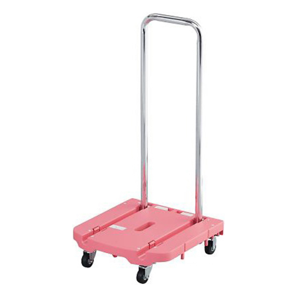 折り畳み式小型台車　ピンク画像