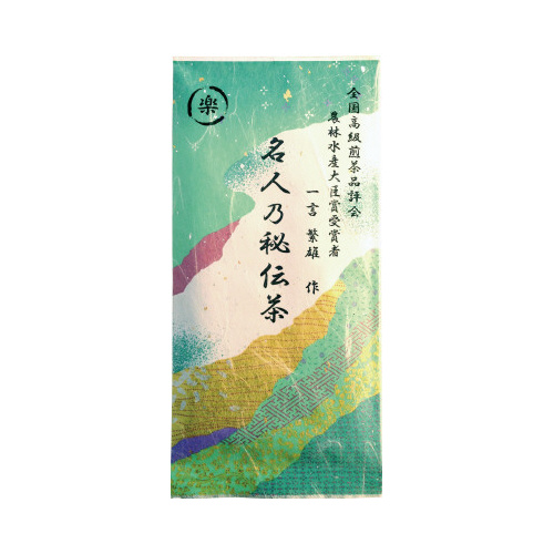 名人乃秘伝茶　楽　１００ｇ入×３画像