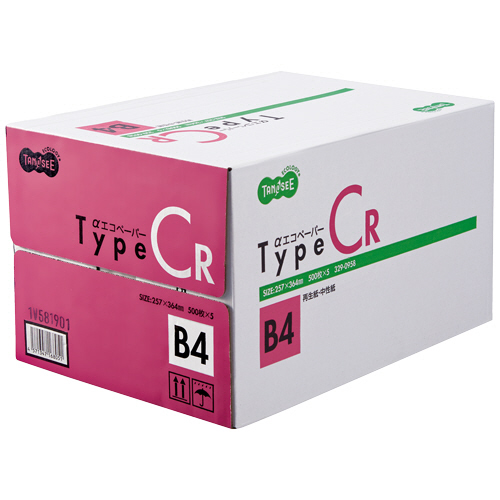 αｴｺﾍﾟｰﾊﾟｰ ﾀｲﾌﾟCR B4 1箱(2500枚:500枚×5冊)画像