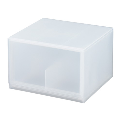 収納ケース ナチュラ クリアモジュール LW 幅37.6×奥行35.5×高さ25cm クリア画像