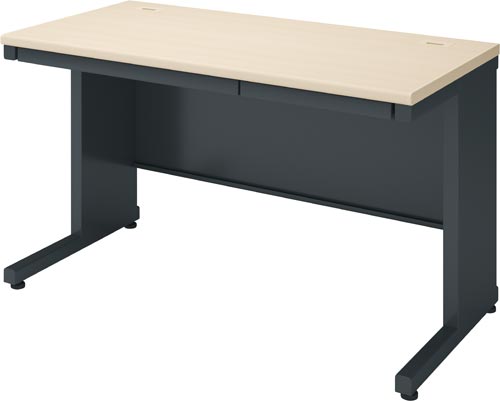 インベント平机奥行６００幅１２００ナチュラル脚ＢＫ画像