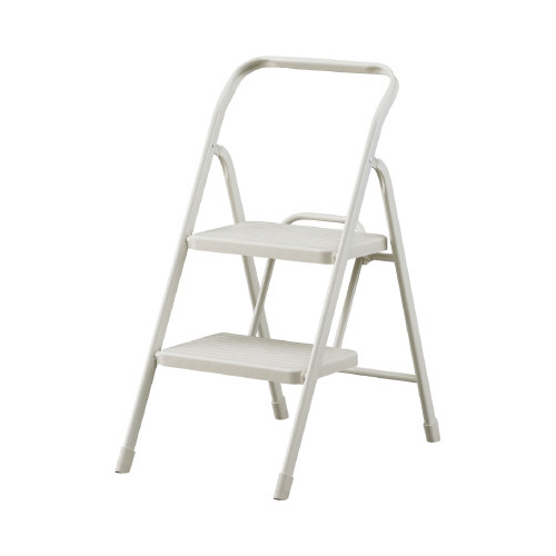 折りたたみステップ２段　ニュアンスグレー画像