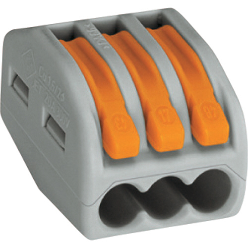 より線･単線接続可能ｺﾈｸﾀ 3穴用 1箱(50個)画像