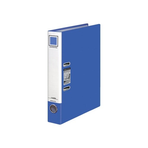 レバッチファイル　Ａ４縦　背幅５６ｍｍ　青画像