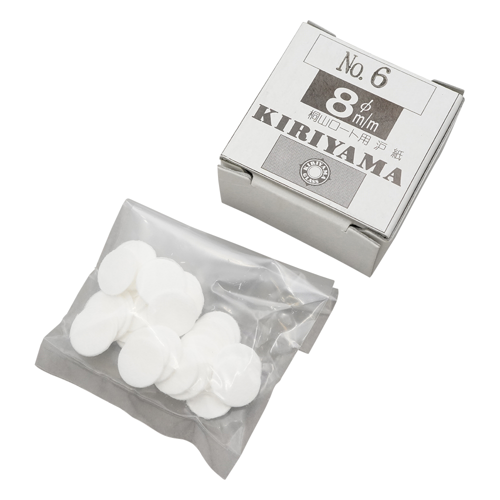 桐山ロート用濾紙　φ8mm　50枚入画像