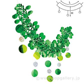 グリーンドットガーランド画像