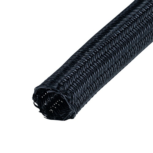 ミヨシ　ケーブルすっきりチューブ　ブラック　外径20mm　長さ1.5m　1本画像