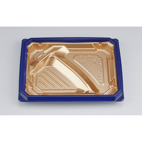 シーピー化成 弁当容器 BFNアルバ7-3平 ロゼGN 本体画像