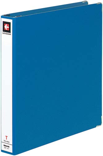 データバインダー縦１１×横１１　２２穴　青　１０冊画像