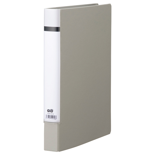 Oﾘﾝｸﾞﾌｧｲﾙ A4ﾀﾃ 2穴 200枚 ﾘﾝｸﾞ内径25mm背幅40mmｸﾞﾚｰ 1ｾｯﾄ(20冊)画像