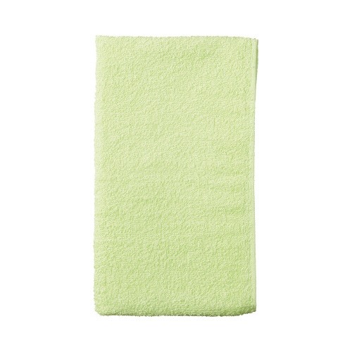 カラーフェイスタオル　グリーン　５枚入×５画像