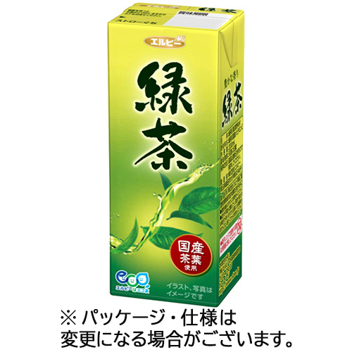 緑茶　200mL　紙パック　1セット(90本:30本×3ケース)画像