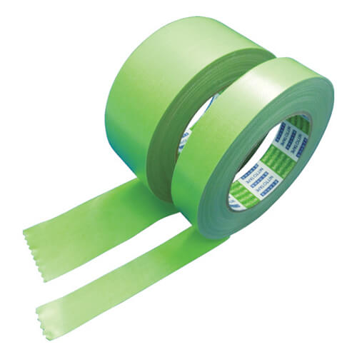 日東電工 養生用布粘着テープ No.7500 グリーン 25mm×25m NO7500X25GR画像