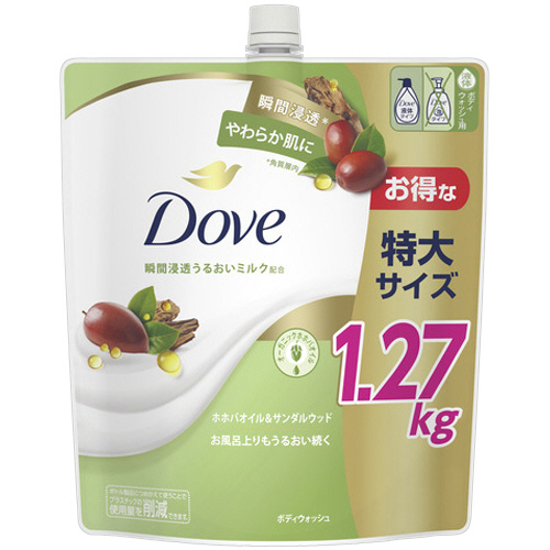 ﾀﾞｳﾞ ﾎﾞﾃﾞｨｳｫｯｼｭ ﾎﾎﾊﾞｵｲﾙ&ｻﾝﾀﾞﾙｳｯﾄﾞ つめかえ用 1270g 1個画像
