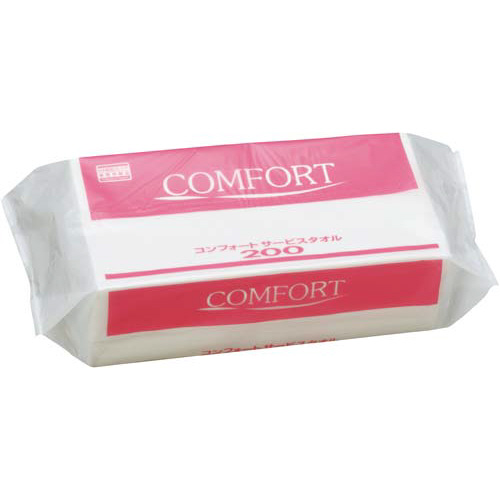 コンフォートサービスタオル　２００枚入画像