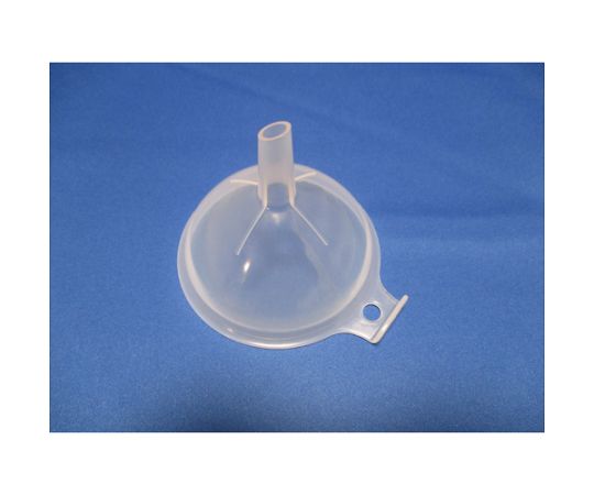 PPロート　乳白色　口径94X高さ76.5mm（足径11×34mm） 商品が正面から見える角度で撮影され、表面が滑らかで乳白色の質感を持っている。