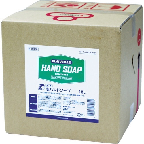 ﾓｸｹﾝ 手洗い用水石けん(薬用) 18L 1個画像