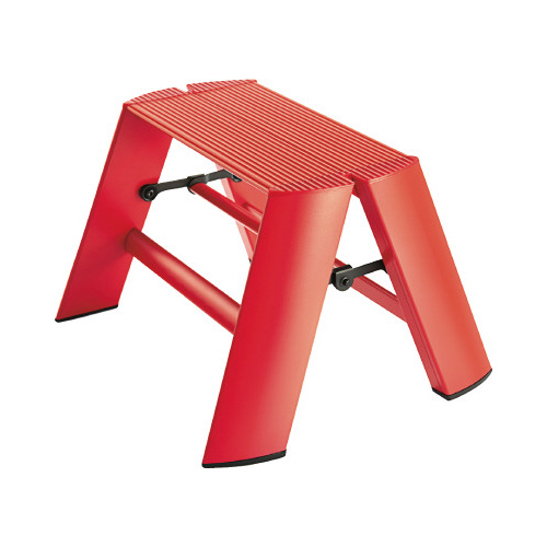 踏み台　ルカーノ　１段　レッド画像