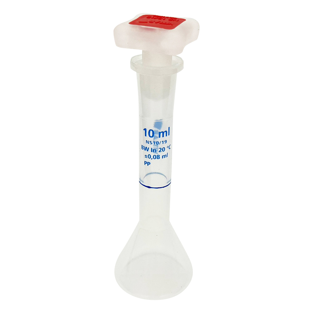栓付きPPメスフラスコ 10mL