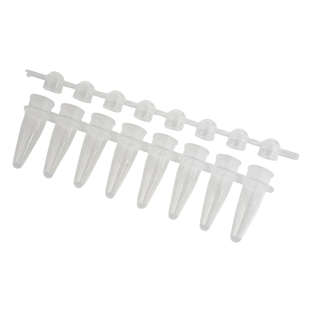 ビオラモPCRチューブ 0.2mL 8連ドーム 1箱（40本×3袋入）画像