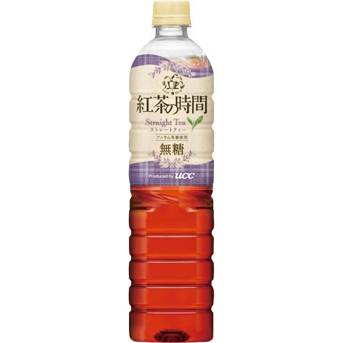 紅茶の時間　ストレートティー無糖　９００ｍｌ１２本画像