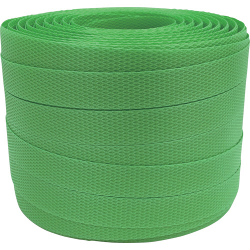 梱包用品 PPﾊﾞﾝﾄﾞ 15.5mm×100m ｸﾞﾘｰﾝ 1個画像