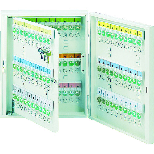 ＴＲＵＳＣＯ　キーボックス　鍵付タイプ　ホルダ数１２０個画像