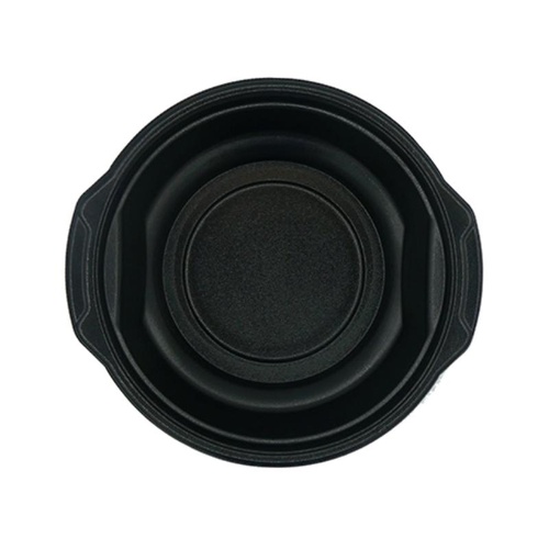 エフピコ 麺容器 MFPホット鍋20-21(48) 本体 黒W画像