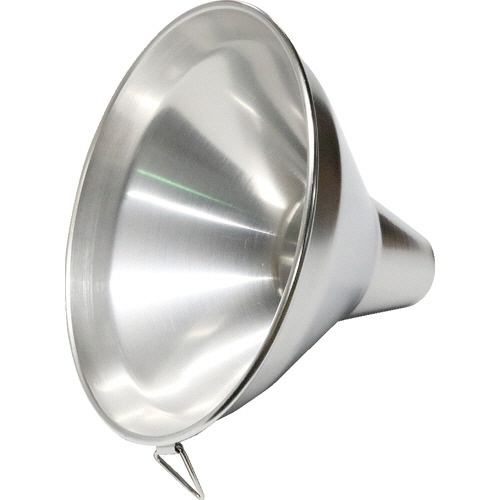 ｽﾃﾝﾚｽ太口ﾛｰﾄ金具付き(粉ﾛｰﾄ) 上径φ210 下径φ48 足長65 全長167mm 1個画像