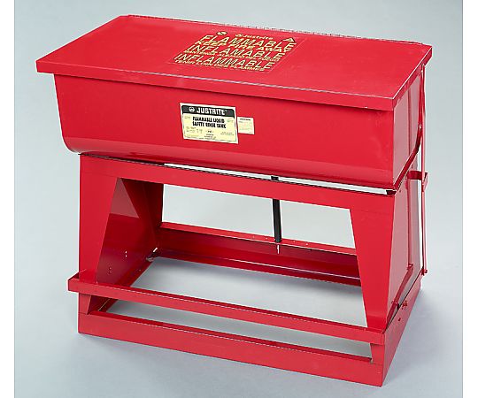 φ895x406x832mm/83L 部品洗浄器 角度を変えて撮影された部品洗浄器の全体像、上部に持ち手がある状態で整然と配置されている。