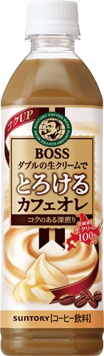 ボスとろけるカフェオレ　５００ｍｌ　２４本