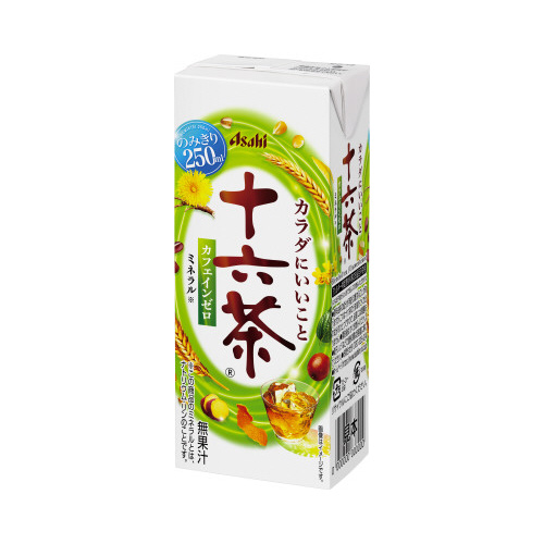 アサヒ十六茶紙パックスリム２５０ｍｌ×２４本画像